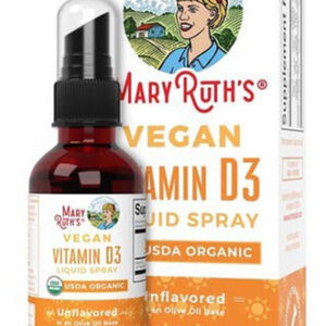 Spray Líquido Vegano Orgânico De Vitamina D3 Sem Sabor, 1 On