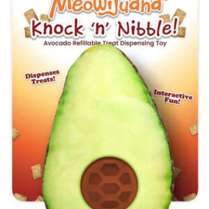 Dispensador De Guloseimas De Abacate Meowijuana Knock N Nibb