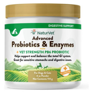 Probióticos E Enzimas Avançados Naturvet Em Pó, 1 Cada, 4 On