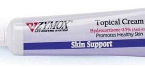 Creme Tópico Zymox Skin Support Com Hidrocortisona Para Cães