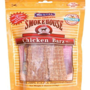 Smokehouse Usa Made Chicken Barz Dog Treat 4 Onças Da Smoke