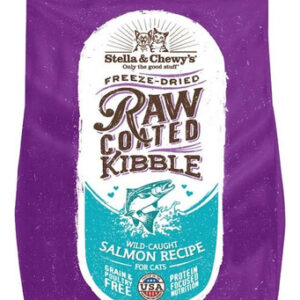 Kibble Salmon Cat Com Revestimento Cru De 2,5 Libras Da Stel