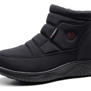 Oferta Especial: Botas De Neve De Veludo Quentes E Planas