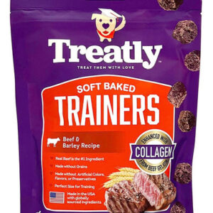 Treatly Soft Baked Trainers Dog Treats, Carne Bovina E Cevad