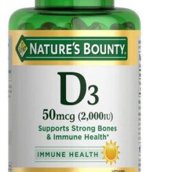 Nature's Bounty Vitamina D3 2000 Ui 350 Cápsulas Em Gel