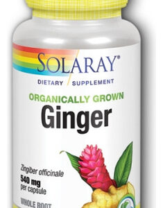 Ginger 100 Cápsulas Da Solaray