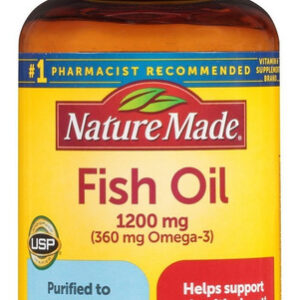 Fish Oil Nature Made 1200mg+360mg Omega 3 (100 Softgels) Imp