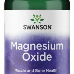 Óxido De Magnésio 200 Mg 250 Cápsulas Da Swanson Vitamins