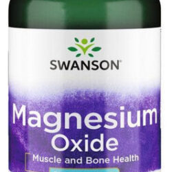 Óxido De Magnésio 200 Mg 100 Cápsulas Da Swanson Vitamins