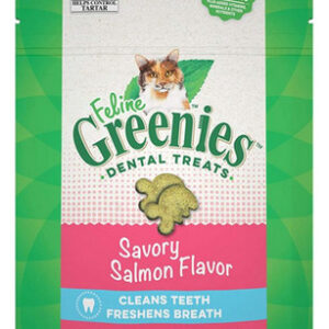 Greenies Feline Natural Dental Treats, Sabor Tentador De Sal
