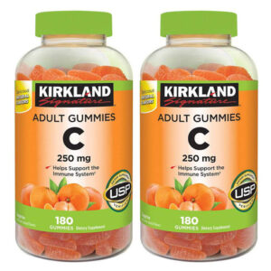 Kit 2 Vitaminas C 250 Mg 180 Gomas Importada Dos Brasil