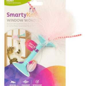 Ventosa Smartykat Window Wobbler Flower Teaser Cat Toy 1