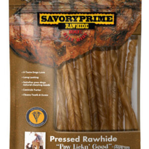 Sticks Twist De Couro Cru Prensado, Naturais, 20 Unidades/5