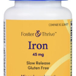 Iron Slow Release 45 Mg 60 Comprimidos Da Foster And Thrive