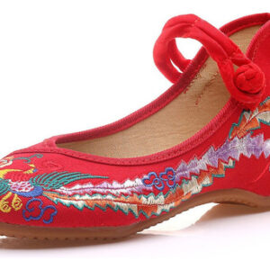 Sapatos De Pano Tradicionais Chineses Feitos À Mão