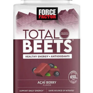 Force Factor Total Beets Açai Berry 650mg 90 Gummies