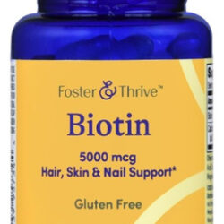 Biotina 5000 Mcg 60 Cápsulas Da Foster And Thrive