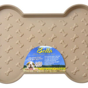 Tapete Bella À Prova De Derramamento Para Cães Tan Small (