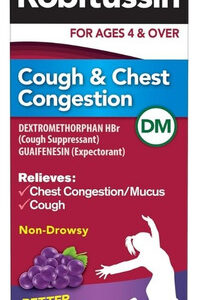 Tosse Infantil E Congestão Torácica De 4 Onças Da Robitussin