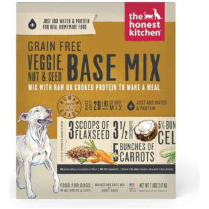 Comida Para Cães, Mistura À Base De Vegetais, Nozes E Sement