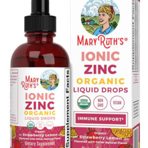 Zinco Iônico Orgânico, Limão E Morango, 4 Onças, Da Maryruth