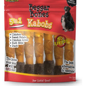 Petiscos Para Cães Beggar Bone 5 Em 1 Kabobs, 7 Unidades/5 P