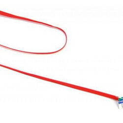 Chumbo De Nylon - Vermelho De 4 Pés De Comprimento X 3/8 De