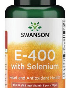 E-400 Com Selênio 90 Cápsulas Gelatinosas Da Swanson Vitamin