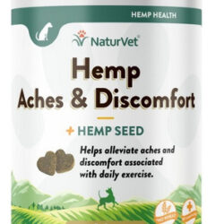 Naturvet Aches & Discomfort, Além De Glucosamina E Cânhamo,