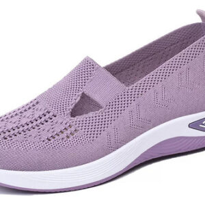 Sapatos De Malha Respirável Para Mulheres Sapatos Ortopédico