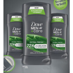 Desodorante Masculino Dove Extra Fresh 76g Pack Com 3