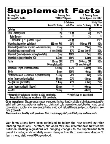 Lil Critters Multivitamínico Infantil Gummy Vites 190 Gomas - Imagem 6