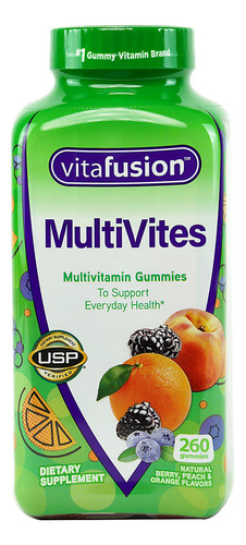 Multivitamínico Vitafusion Multivites 260 Gomas