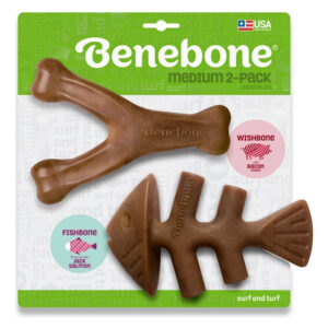 Brinquedo Para Mastigar Para Cães Benebone Fishbone & Wishbo