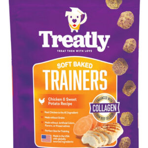 Treatly Soft Baked Trainers Dog Treats De Frango E Batata Do