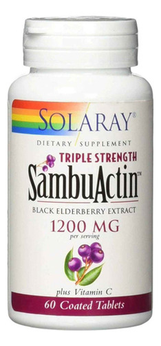 Sambuactin 1.200 Mg 60 Comprimidos Da Solaray