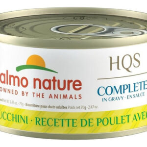 Comida Úmida Para Gatos Com Frango Completo Com Abobrinha Em