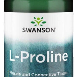 L-prolina 500 Mg 100 Cápsulas Da Swanson Vitamins