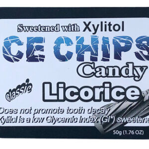 Ice Chips Candy Licorice 1,76 Onças Da Ice Chips Candy