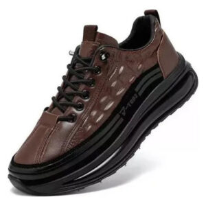 Tênis Padrão Crocodilo Moda Homens Sapatos Casuais