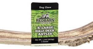 Redbarn Pet Products Natural Deer Antler Dog Treat Split, 1