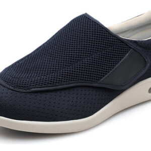 Sapatos Largos, Macios E Ajustáveis Para Diabéticos Cinza