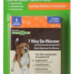 Worm X Plus - Cães Pequenos, 6 Unidades, Da Sentry