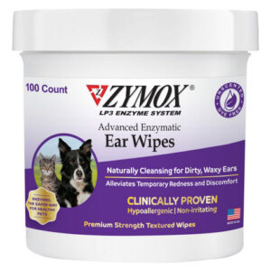 Toalhetes De Ouvido Enzimáticos Avançados Zymox Para Cães E