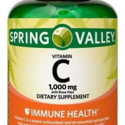 Vitamina C 1000 Mg De Rosa Mosqueta Branca Spring Valley 250