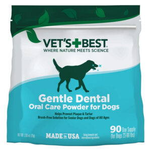 Pó De Higiene Bucal Suave Para Cães, 1 Unidade/2,65 Onças By