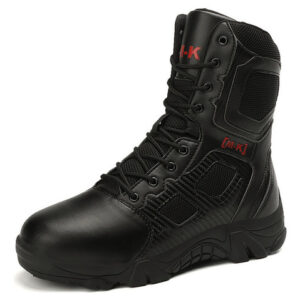 Botas Táticas De Segurança Antiderrapantes Militares, Boné