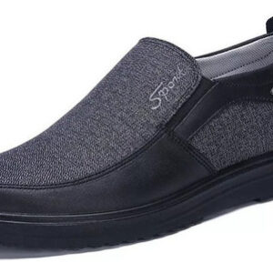 Sapatos Lefu Sapatos Couro Emenda Masculinos -sapatos Baixos