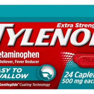 Acetaminofeno Extra Forte 500 Mg 24 Cápsulas Da Tylenol