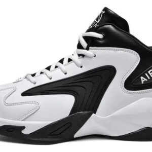 Tênis De Basquete De Couro Resistente Ao Desgaste